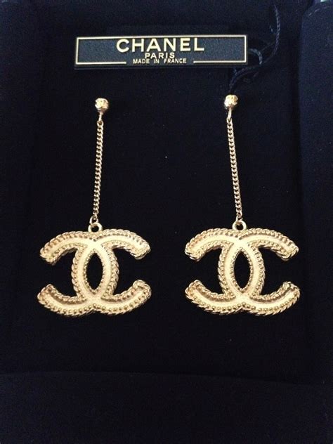 bijou chanel occasion|chanel earrings for sale.